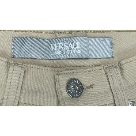 Versace Jeans Couture Ittierre Vintage Men's 5 Pocket Casual Pants Size 28x33 - Picture 4 of 16